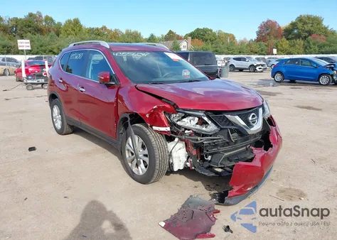 2015 Nissan Rogue Sv z USA, uszkodzony, nr VIN 5N1AT2MV7FC818759
